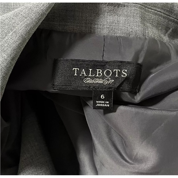 Talbots Gray Jacket Blazer, Women’s Sz 6, Perfect Condition, Preowned - Picture 3 of 4
